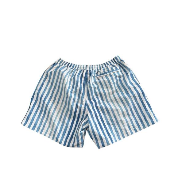 Katama EMERSON II - BRUSH STROKE IN SURF BLUE Swim Trunks XL - Picture 3 of 7